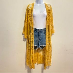 Mustard kimono size Large